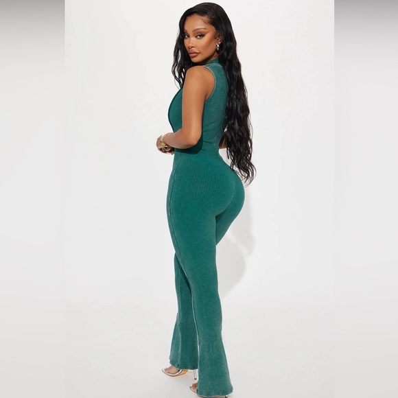 Ribbed Jumpsuit - Picture 2 of 2